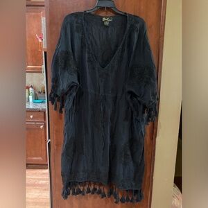 Exist Black Dress with Tassels